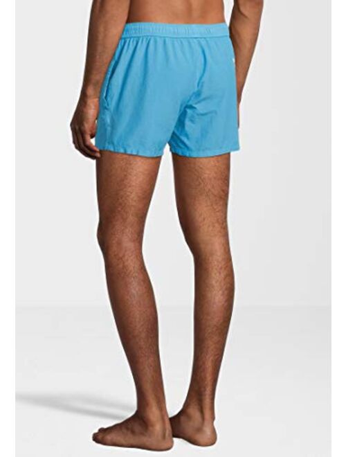 Replay Luxe Tiger Print Men's Swim Shorts, Sky Blue