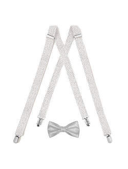 Suspender & Bow Tie with Pocket Square Set