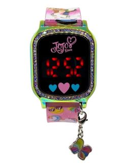 Kid's Jojo Siwa Pink Silicone Strap Touchscreen Watch 36x33mm