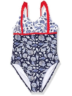 Girls' One-Piece Swimsuit Bathing Suit