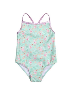 Girls' One-Piece Swimsuit Bathing Suit