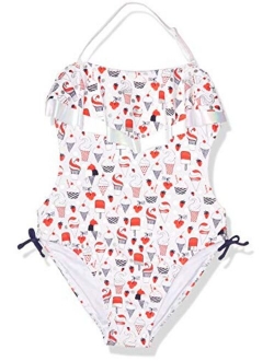 Girls' One-Piece Swimsuit Bathing Suit