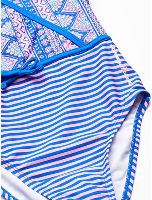 Tommy Bahama Girls' One-Piece Swimsuit Bathing Suit