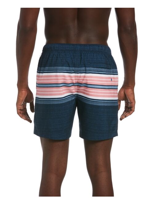 Men's Quick-Dry Stripe 6" Swim Trunks