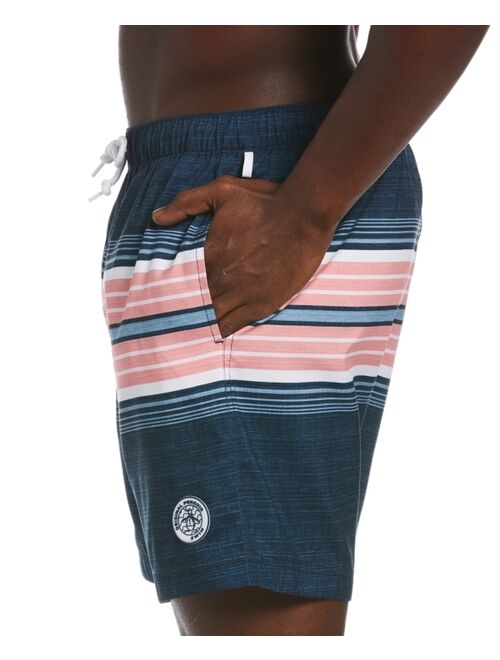 Men's Quick-Dry Stripe 6" Swim Trunks