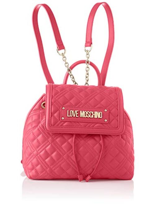 Love Moschino Women's Backpack Bags, Azzurro, medium