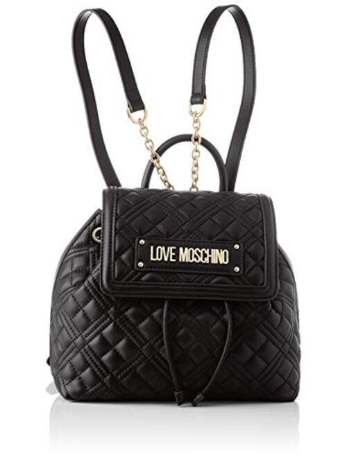 Love Moschino Women's Backpack Bags, Azzurro, medium