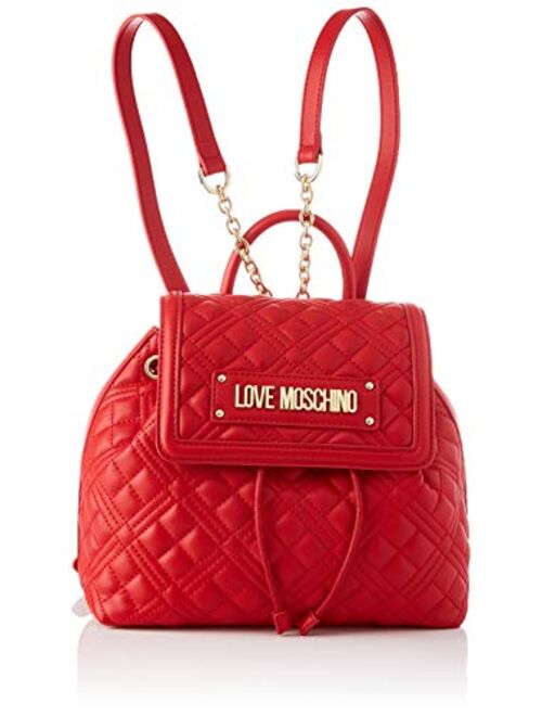 Love Moschino Women's Backpack Bags, Azzurro, medium