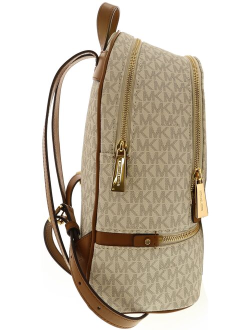 Michael Kors Women's Medium Rhea Leather Backpack - Vanilla