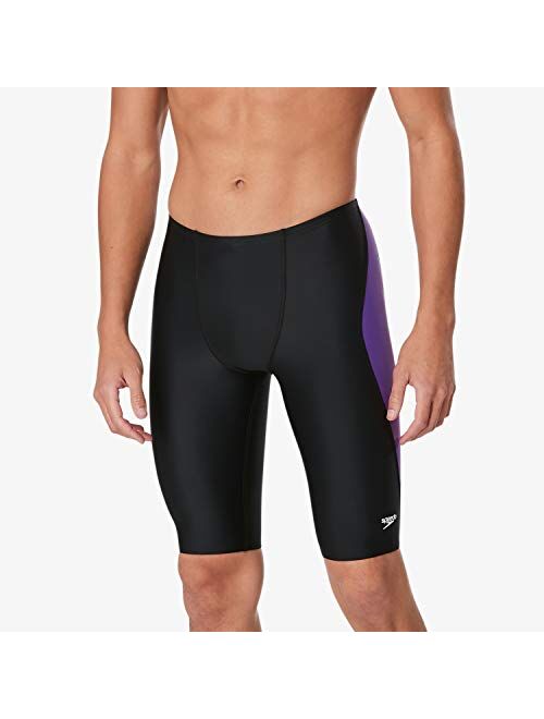 Speedo Men's Swimsuit Jammer Powerflex Eco Revolve Splice Team Colors