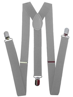 Navisima Suspenders for Kids - Adjustable Suspenders for Girls, Toddler, Baby - Elastic Y-Back Design with Strong Metal Clips