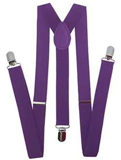 Navisima Suspenders for Kids - Adjustable Suspenders for Girls, Toddler, Baby - Elastic Y-Back Design with Strong Metal Clips