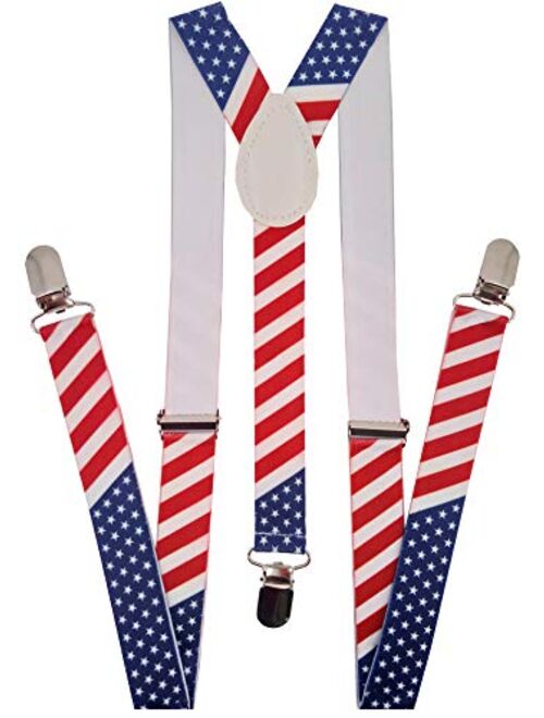 Navisima Suspenders for Kids - Adjustable Suspenders for Girls, Toddler, Baby - Elastic Y-Back Design with Strong Metal Clips