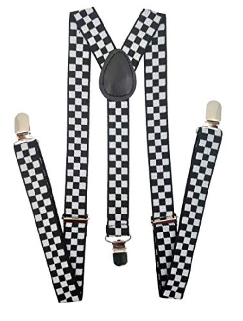 Navisima Suspenders for Kids - Adjustable Suspenders for Girls, Toddler, Baby - Elastic Y-Back Design with Strong Metal Clips