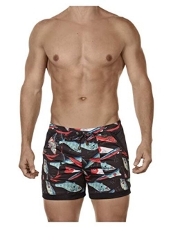 Clever Masculine Fashion Swim Boxer Briefs Trunks Swimwear