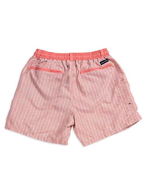 Southern Marsh Dockside Swim Trunk - Herringbone