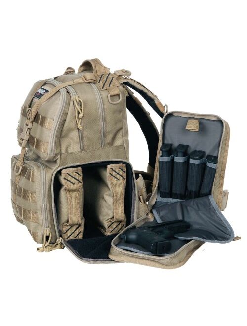 G.P.S. T1612BPT Tactical Range Backpack, Tan