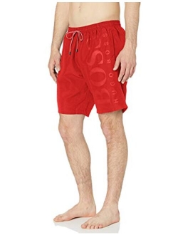 Men's Long Length Quick Dry Swim Trunks