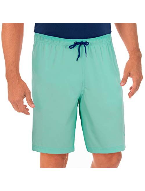 Guy Harvey Men's Core Solid 9" Signature Volley Swim Shorts