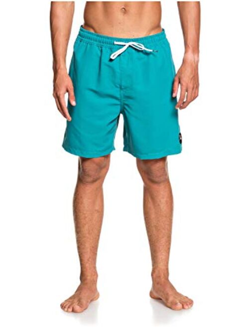 Quiksilver Men's Beach Please 17 Inch Outseam Elastic Waist Volley Bathing Suit Swim Trunk