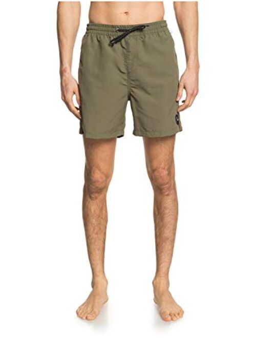 Quiksilver Men's Beach Please 17 Inch Outseam Elastic Waist Volley Bathing Suit Swim Trunk