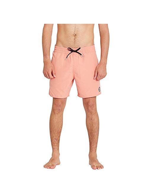 Volcom Men's Lido Solid 16" Swim Surf Trunk