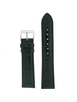 14mm Watch Band Red Genuine Leather Crocodile Grain Ladies