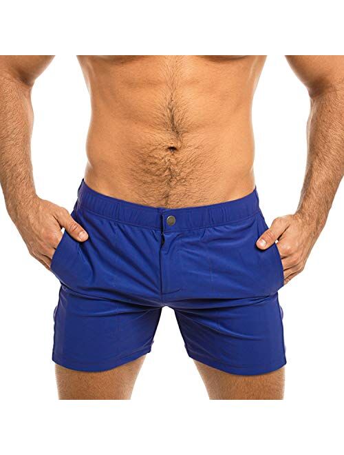 Buy Taddlee Swimwear Men Swim Boxer Trunks Brief Bikini Swimsuits Surf Bathing Suits Online