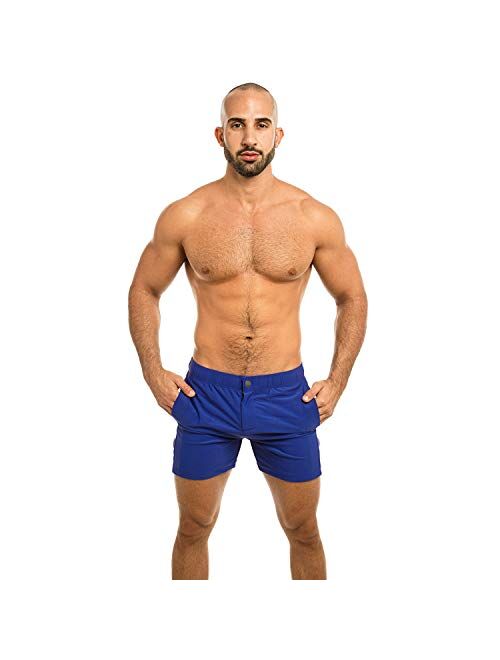 Taddlee Swimwear Men Swim Boxer Trunks Brief Bikini Swimsuits Surf Bathing Suits