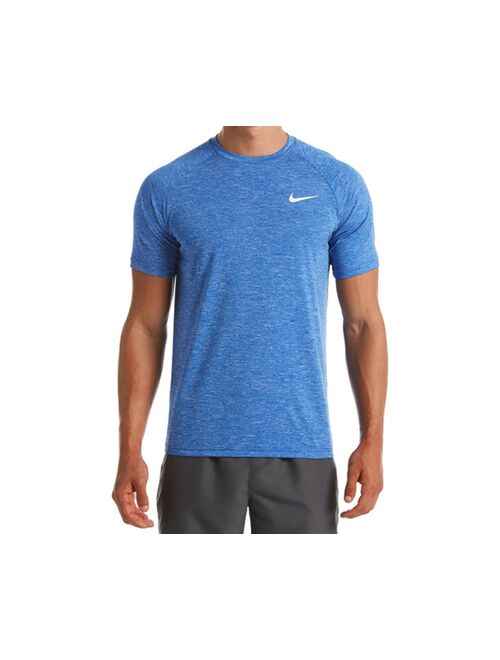 Nike Men's Hydroguard Dri-FIT Stretch UPF 40+ Heather Rash Guard