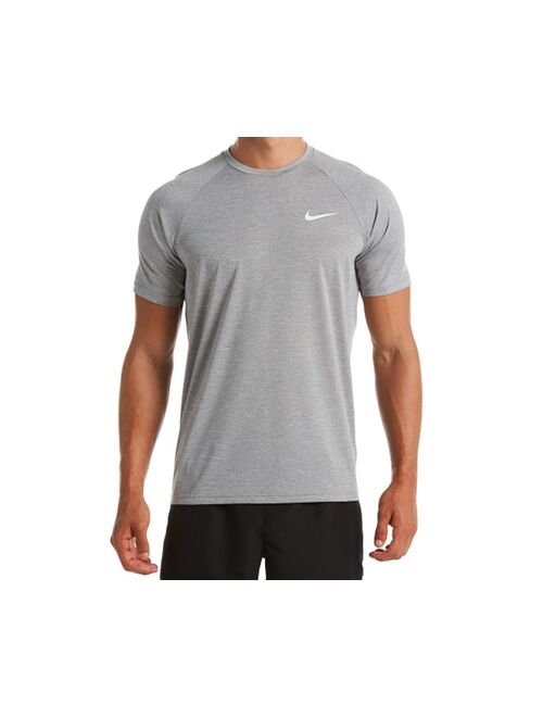 Nike Men's Hydroguard Dri-FIT Stretch UPF 40+ Heather Rash Guard