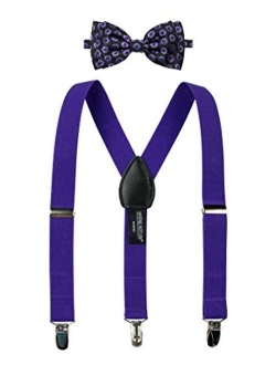 Boys' Woven Bow Tie and Suspender Set