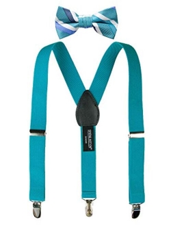 Boys' Suspenders and Blue Bow Tie Set 2