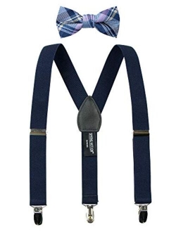 Boys' Suspenders and Blue Bow Tie Set 2