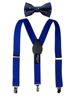 Boys' Suspenders and Blue Bow Tie Set 2