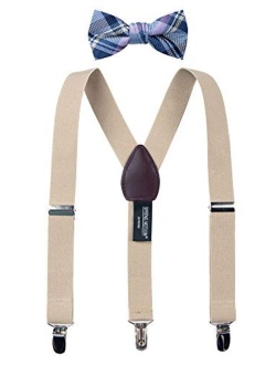 Boys' Suspenders and Blue Bow Tie Set 2