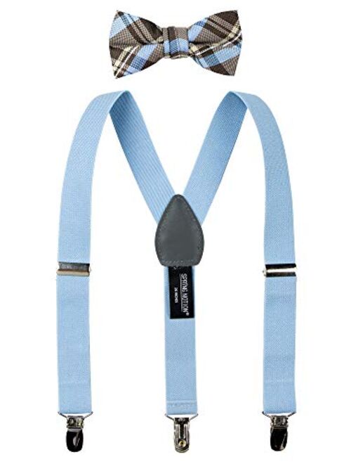 Spring Notion Boys' Suspenders and Blue Bow Tie Set 2