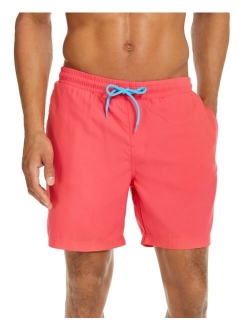 Men's Quick-Dry Performance Solid 7" Swim Trunks, Created for Macy's