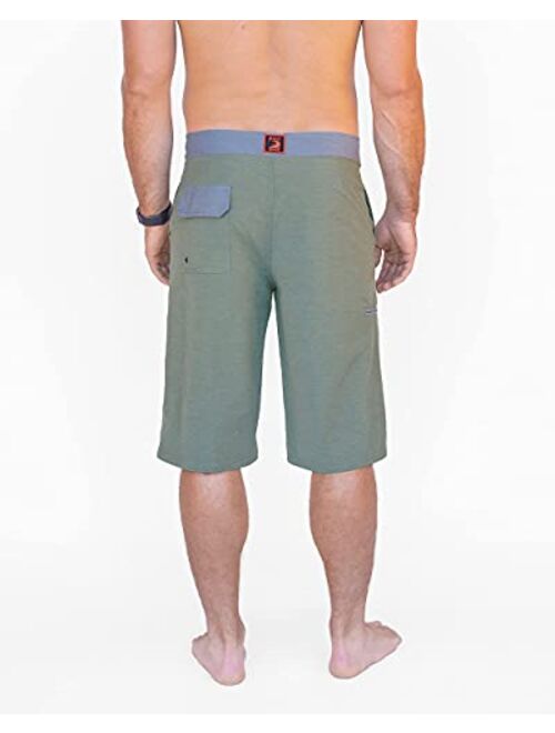 Buy Maui Rippers Very Long 4 Way Stretch Boardshorts 24 Inch