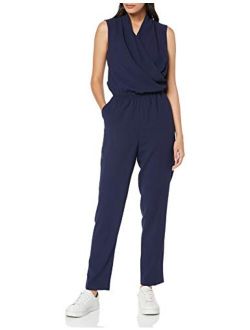 Amazon Brand - Meraki Women's Sleeveless Jumpsuit