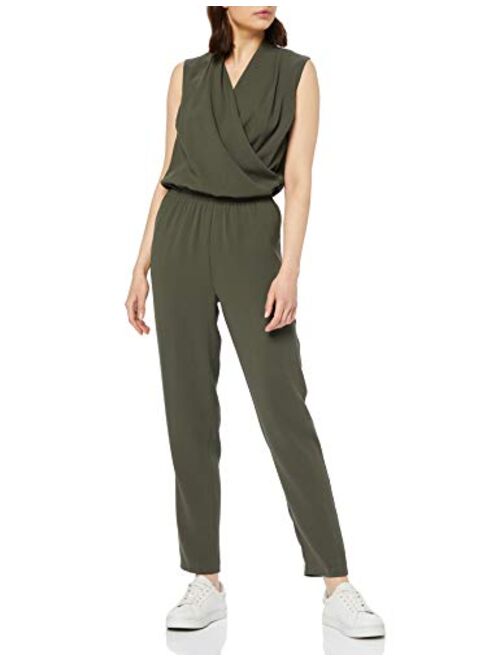 Amazon Brand - Meraki Women's Sleeveless Jumpsuit