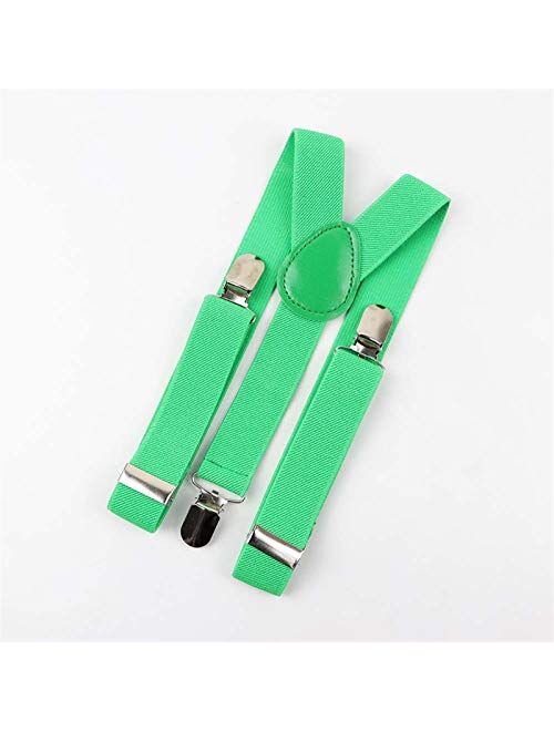 Strap Soild Color Children Belt Baby Boys Girls Suspenders Clip-on Y-Back Braces Elastic Kids Adjustable Casual (Color : 7)