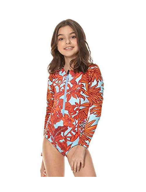 Maaji Printed Long Sleeves Girls Swimwear