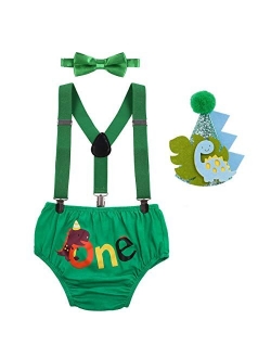 Baby Boy 1st/2nd Birthday Cake Smash Outfit Bloomers Diaper Cover Y Back Suspenders Bowtie Mouse Ears Headband Photo Costume