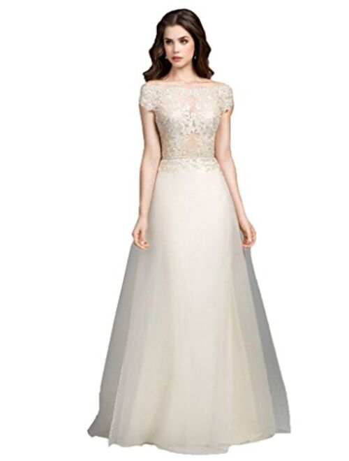 Kelaixiang Vintage Lace Wedding Dress A Line Bridal Gowns Dresses Backless