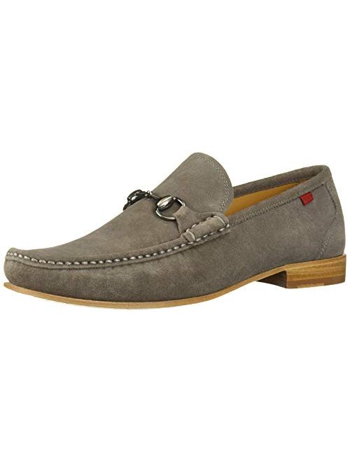 MARC JOSEPH NEW YORK Mens Gold Collection Leather Sole Buckle Loafer