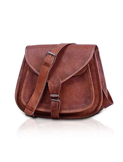 Leather Crossbody Bag for women purse tote ladies bags satchel travel tote shoulder bag by KPL