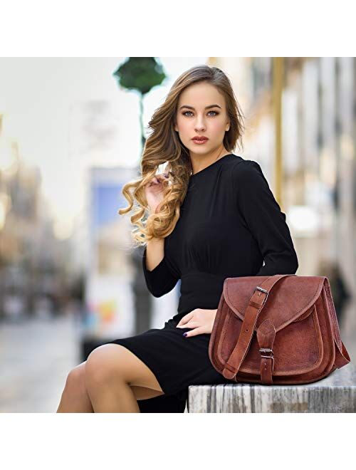 Leather Crossbody Bag for women purse tote ladies bags satchel travel tote shoulder bag by KPL