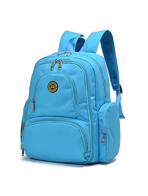 Qimiaobaby diaper bag backpack, multifunctional and large-capacity travel diaper storage bag