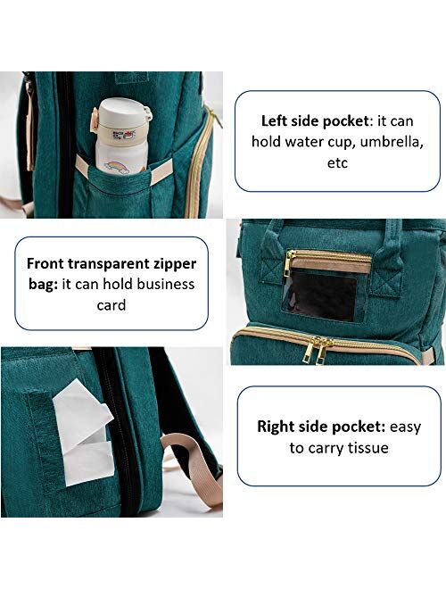 Diaper Bag Backpack Large Baby Bag Large Capacity Multi-Functional Travel Back Pack Thermal Insulation Bag Waterproof Baby Essentials